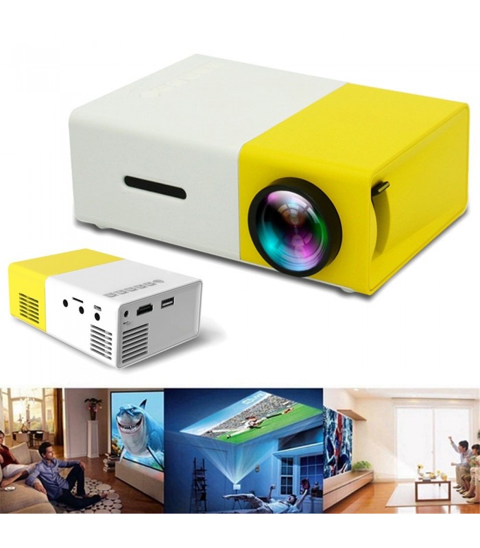 مینی پروژکتور برند YG مدل YG300 Projector 400