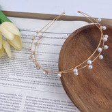 خرید تل مو فلزی مرواریدی