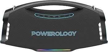 اسپیکر بلوتوثی پرتابل پاورولوژی (Powerology Rock 350W RGB Lighting Speaker) مدل PWF9