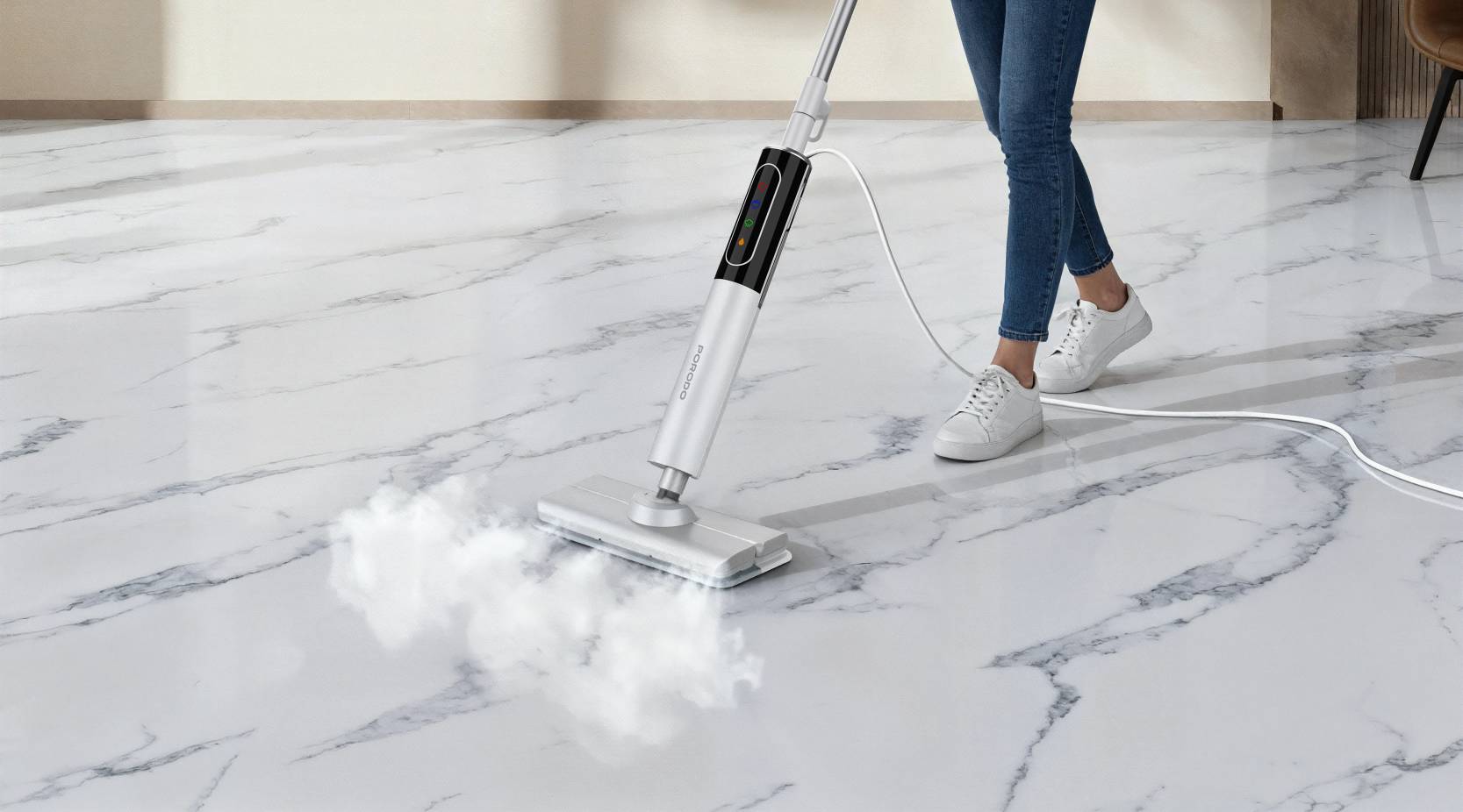 بخارشوی ایستاده پورودو (Porodo Lifestyle RapidSteam Touch Control Steam Mop) مدل PDHDTB506