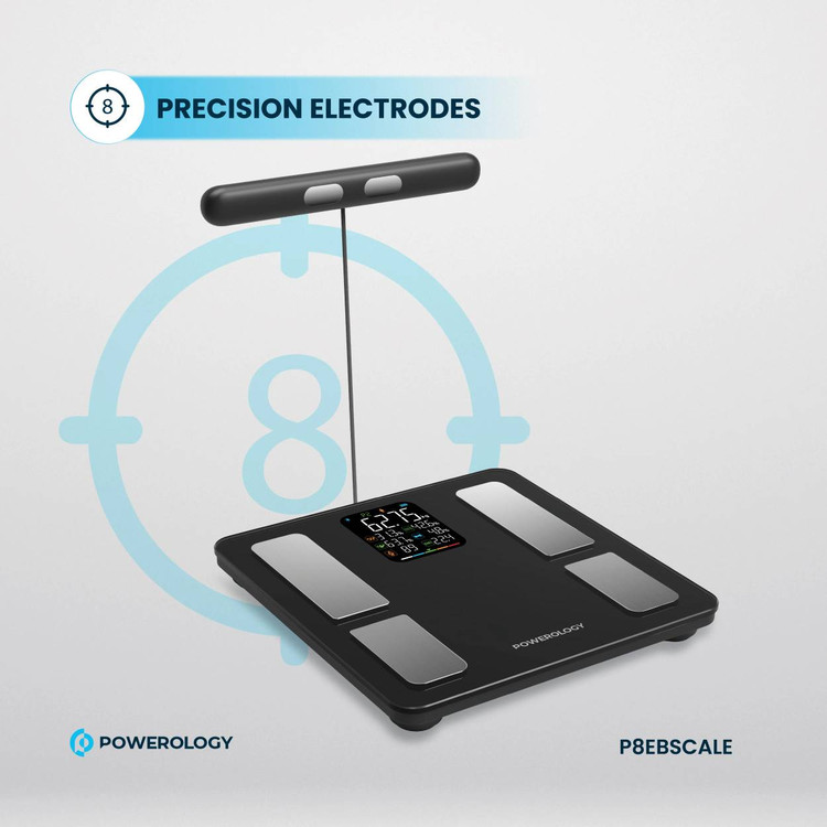 ترازو هوشمند پاوِرولوژی (Powerology Smart Scale) مدل P8EBSCALE