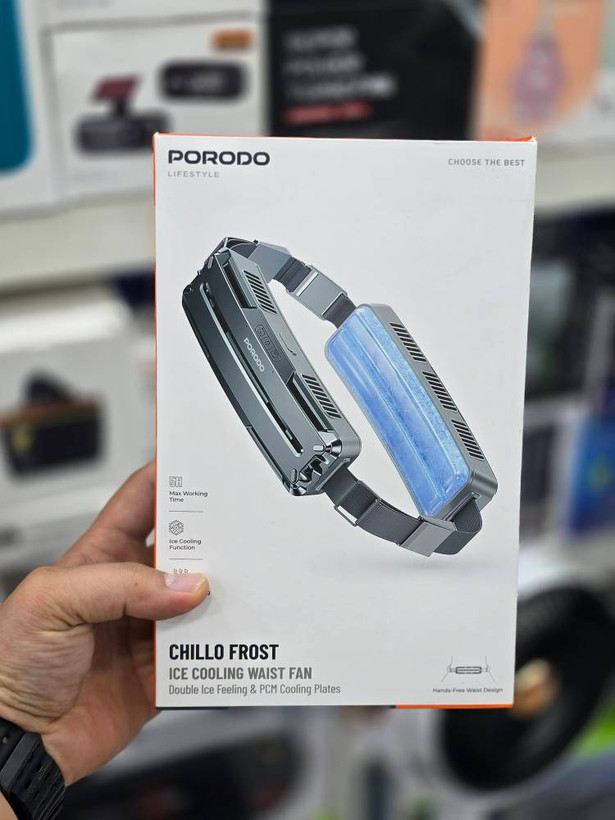 فن خنککننده کمری Porodo مدل Chillo Frost