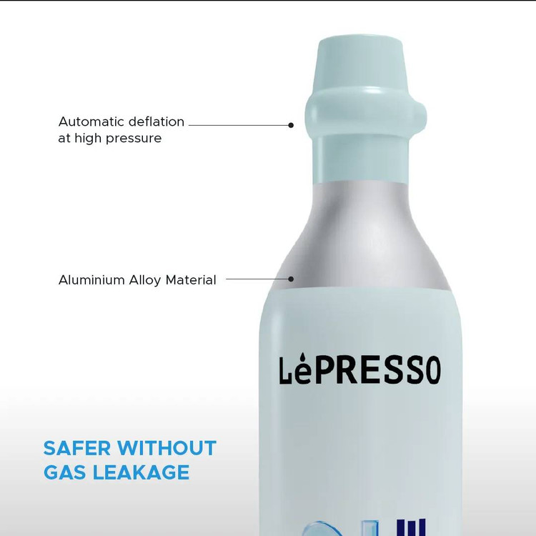 کپسول دیاکسید کربن (CO2) برند LePRESSO (مدل LPC2CPSL)