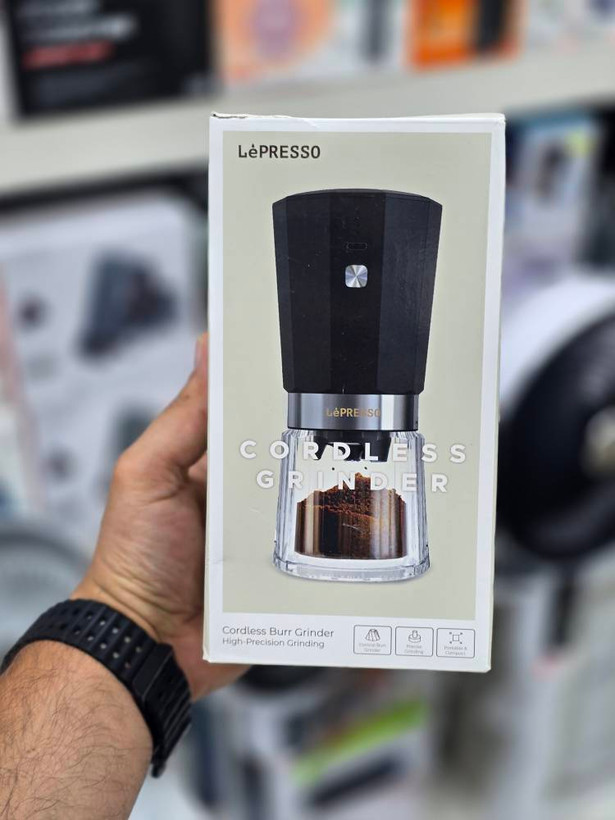 آسیاب قهوه شارژی برند لپرسو (LePresso Cordless Grinder)