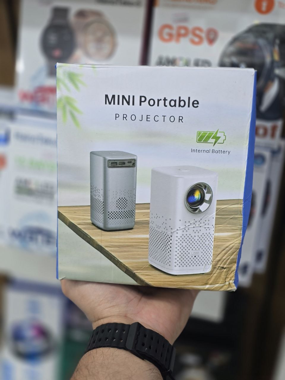 مینی پروژکتور شارژی قابل حمل (MINI Portable Projector)