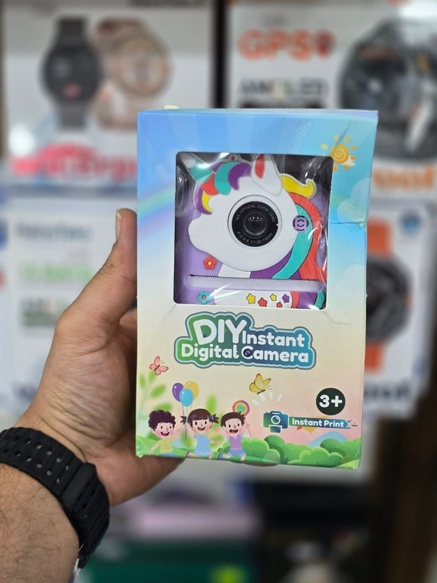 دوربین عکاسی و چاپ فوری دیجیتال کودکانه با نام DIY Instant Digital Camera مدل PR_13