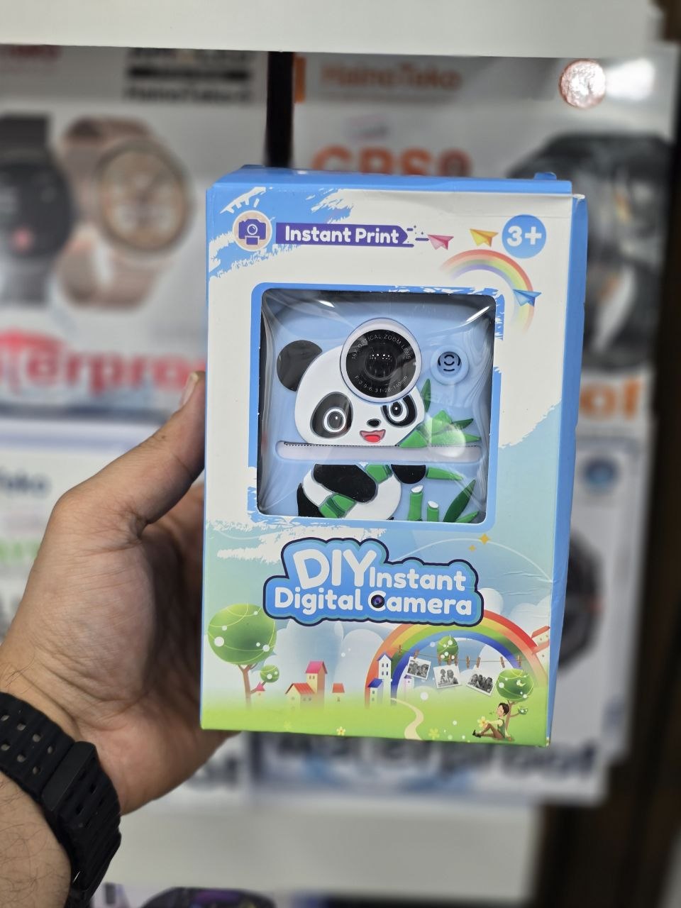 دوربین عکاسی و چاپ فوری دیجیتال کودکانه با نام DIY Instant Digital Camera مدل PR_13