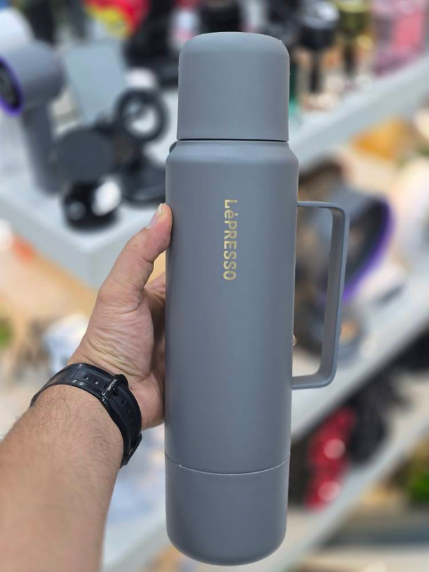 فلاسک مسافرتی با طراحی مدرن برند LePresso مدل LPCFFVF0028