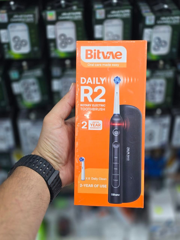 مسواک شارژی چرخشی مدل R2 برند Bitvae | چکاوک گالری