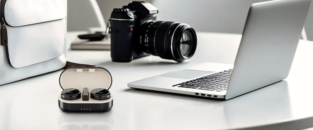 ست میکروفون یقه ای بیسیم برند Porodo (مدل PDWMDMIC) | چکاوک گالری