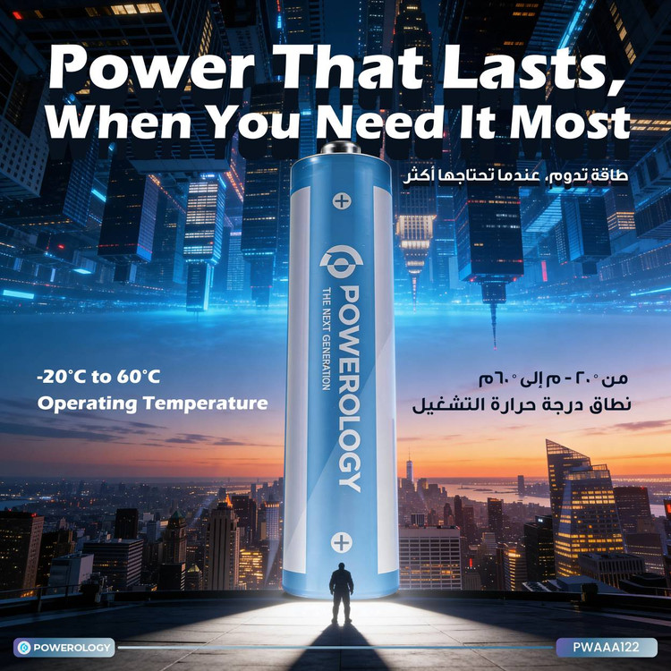 باتری نیم قابلی شارژ پاورولوژی مدل مدل: PWAAA122 (Powerology)