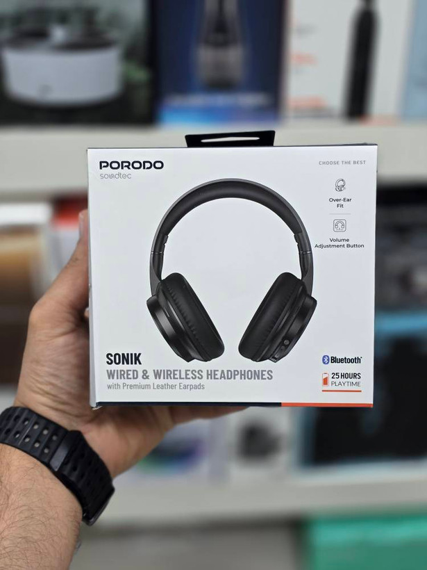 هدفون بیسیم و باسیم پرودو سری Soundtec مدل PDSJH820