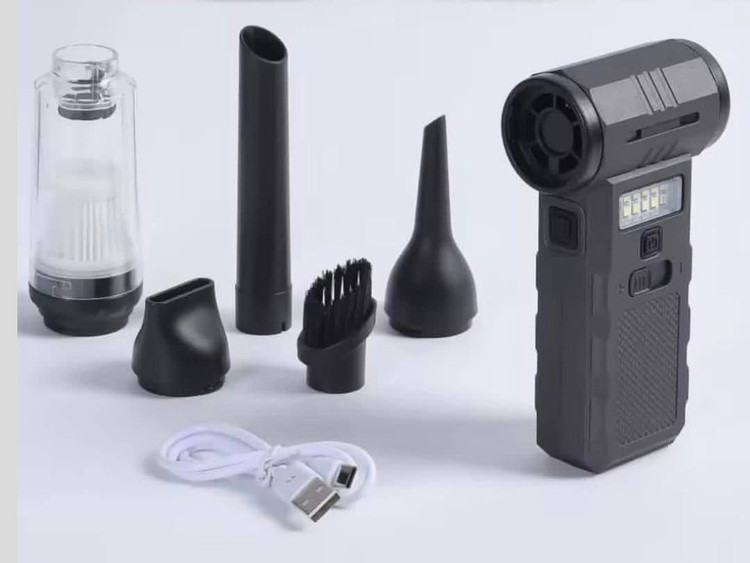 جت فن شارژی چندکاره مدل F028 (Multi-Functional Violent Fan F028)