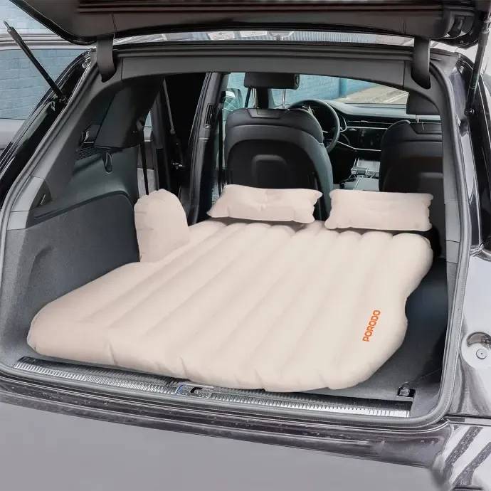 تشک بادی صندلی عقب خودرو مدل PDLFST056BG برند Porodo   (Porodo Inflatable Car Backseat Air Mattress)